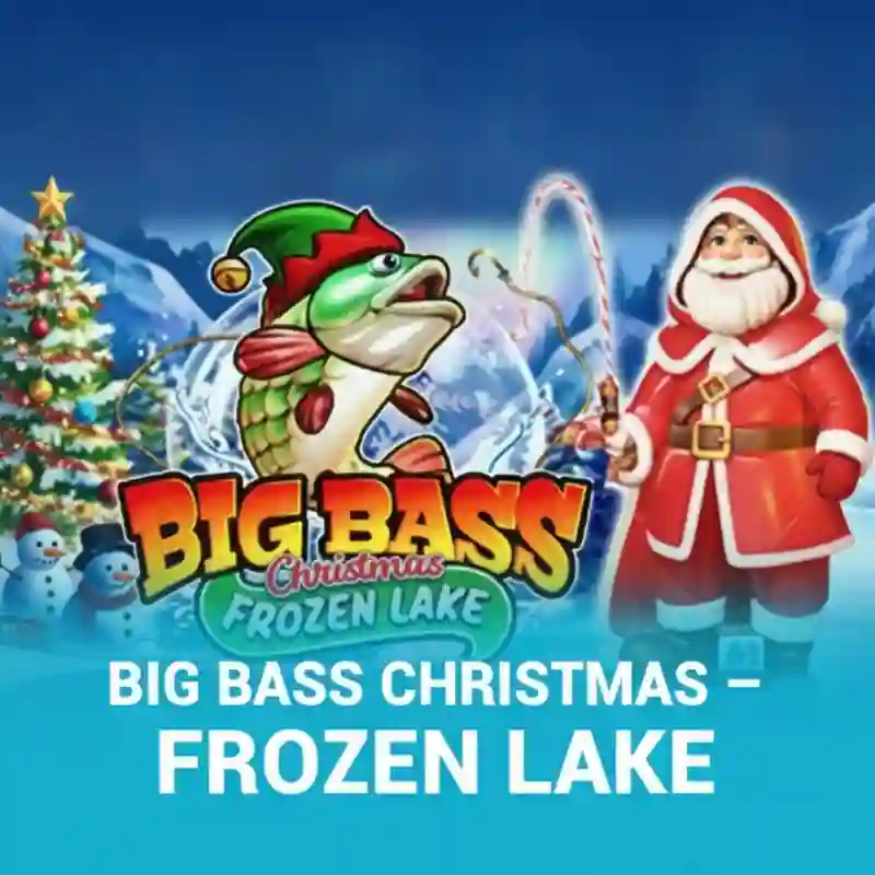 Big Bass Christmas Frozen Lake